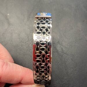 Coach Silver Monogram Bracelet